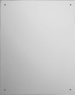 Oglinda din otel inox, 600x400 mm, antivandal