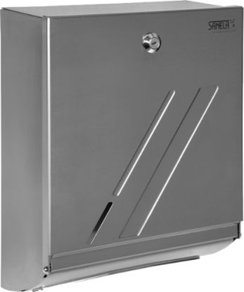 Dispenser prosoape de hartie din otel inox, crom mat