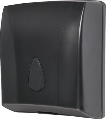 Dispenser de prosoape de hartie rola, plastic ABS  - negru