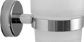 Pahar din sticla cu suport INOX