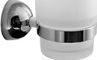 Pahar din sticla cu suport INOX Colectia Clasic