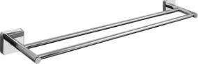 Portprosop dublu INOX 60 cm Colectia Quattro