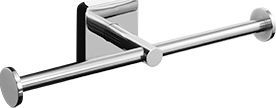 Suport dublu pentru hartie igienica INOX Colectia Quattro