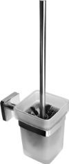 Perie WC cu suport din sticla – de perete Colectia Quattro
