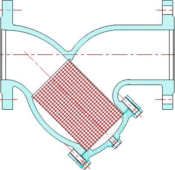 FILTRU DE IMPURITATI TIP Y  (DIRT STRAINER Y TYPE) - DN50 - Vaeske