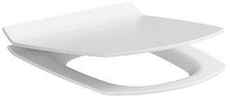 Capac WC CERSANIT Carina, rectangular, soft-close, easy-off, duroplast, antibacterian
