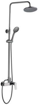 Coloana dus reglabila pe inaltime cu palarie de dus + para mobila - 3 functii