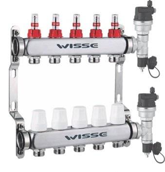Distribuitor incalzire pardoseala WISSE 1" - 2 cai