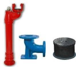 Hidrant SUBTERAN de incendiu DN80 HB 1,00m, complet echipat (cutie PEHD si cot)