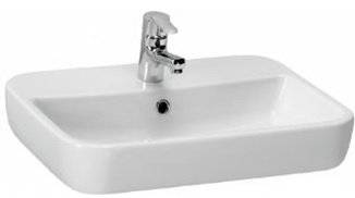 Lavoar CERSANIT Caspia pentru blat, 60 cm patrat
