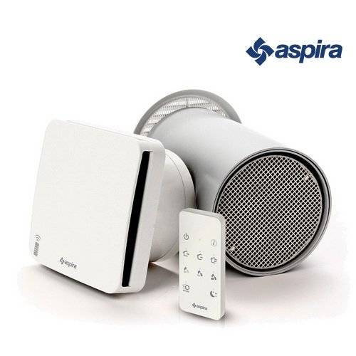 Recuperator de caldura rezidential montaj perete Fantini Cosmi ECOCOMFORT 100RF Master,100mm