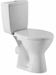 Set WC compact CERSANIT Corfu 010 evacuare orizontala + rezervor alimentare 3/6 litri, racord 1/2" + capac polipropilena