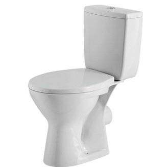 Set WC compact CERSANIT Corfu 010 evacuare orizontala + rezervor alimentare 3/6 litri, racord 1/2" + capac polipropilena